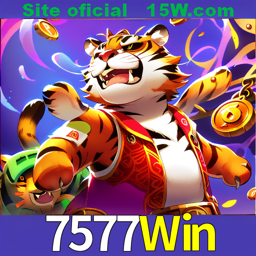 Imagem promocional da 7577Win mostrando a plataforma e suas vantagens